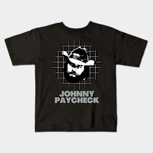 Johnny paycheck -> retro Kids T-Shirt